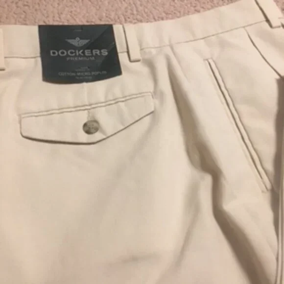 Men's Vintage Dockers Premium NEW with Tags Double Pleated Pants36 x 30